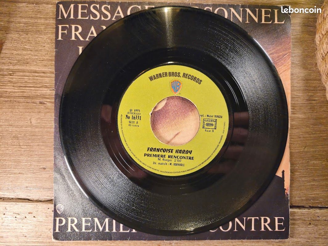 45 Tours Publicitaire SUCCES FRANCE – Lait N°1 + Françoise Hardy – Disque Souple Variété