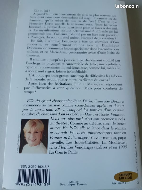 Livre grand format Françoise Dorin - les julottes (image 2)