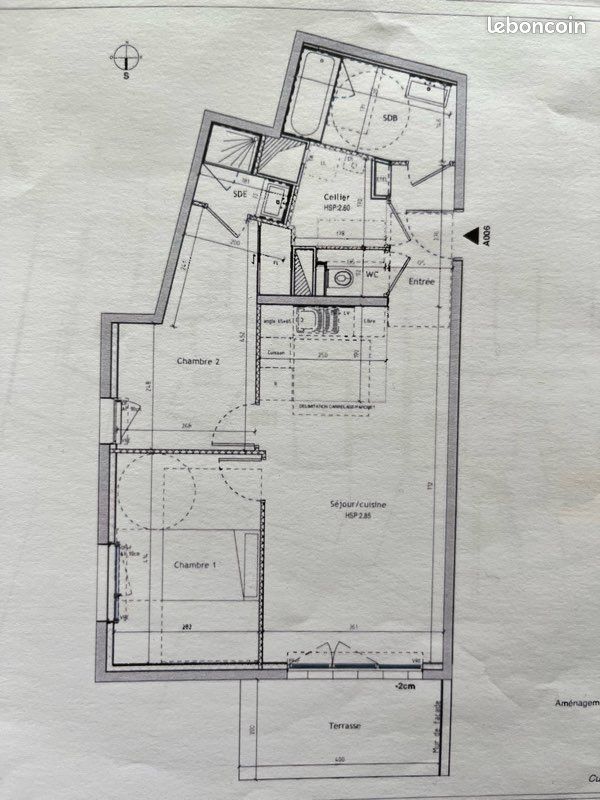 Appartement 3 pièces 64 m² · à Nantes · 64 m² · 1 022 €