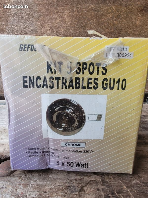 Kit de 5 spots encastrables (image 3)