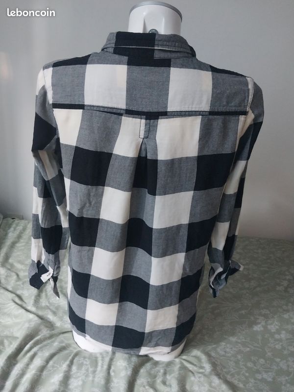 Chemise à carreaux H&M taille 36 (image 7)