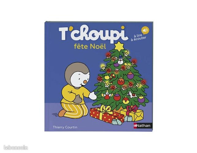 Livre " T'choupi fête Noël" Nathan (image 1)