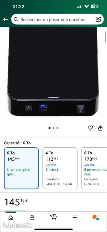 Intenso 6TB disque dur NEUF (image 2)