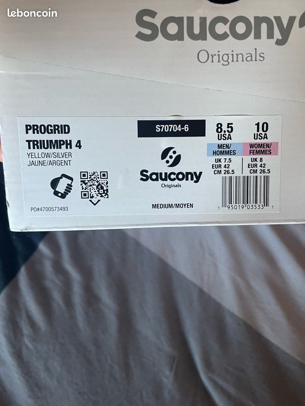 Saucony Progrid Triumph 4 Jaune Argent (image 7)