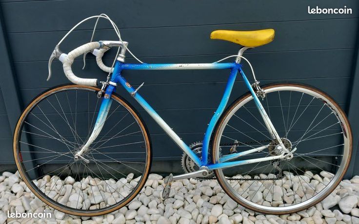 Vélo Course Sur Mesure Didier Louis – Cadre Français Années 90, Selle San Marco Rolls