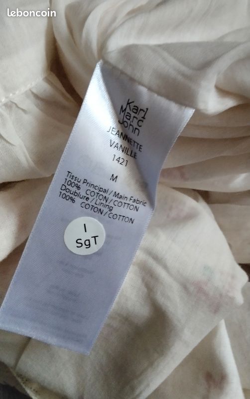 Jupe Neuve Karl Marc John Taille M - 100% Polyester, Couleur Bleue