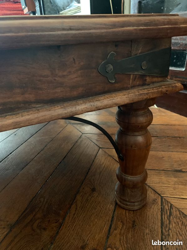 Superbe table basse ferronnerie & sculpture (image 9)