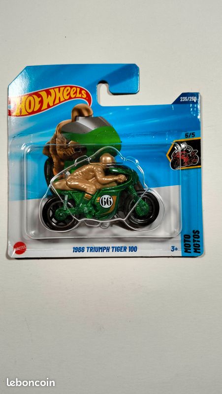 1966 Triumph Tiger 100 Hotwheels Moto Treasure Hunt TH (image 3)