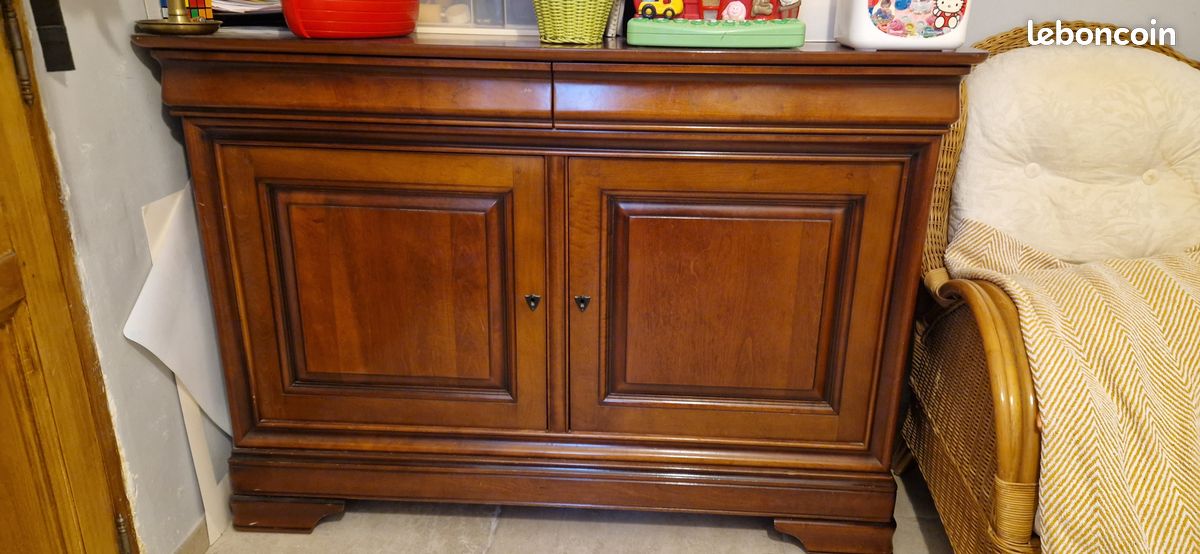Buffet en merisiser massif (image 4)