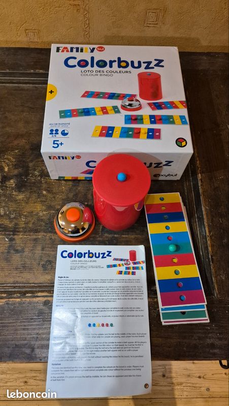 Jeu de société loto des couleurs oxybul colorbuzz (image 3)