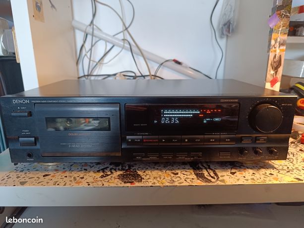 DENON DRM-740 Lecteur De Cassettes Stéréo 3 Têtes Vintage 1995 HiEnd En Bon État