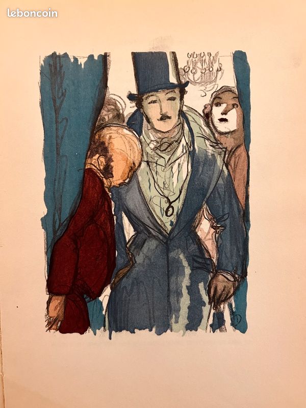 Livre Balzac Peau de Chagrin édition Trianon (1930), illustrée par Émilien Dufour (image 4)