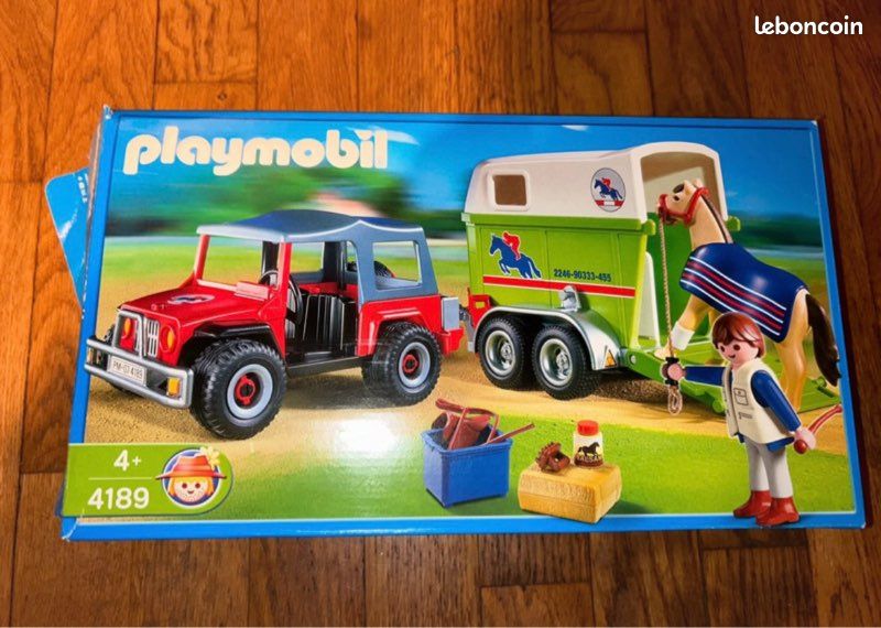 Playmobil van équitation cheval cavalier (image 2)