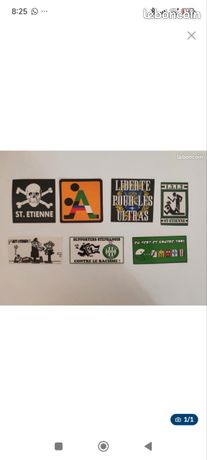 Pack De 5 Stickers Autocollants - Saint-Étienne Fans Football Ultras - 9cm - Vinyle