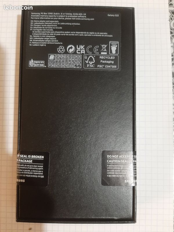 Samsung s22 5g 128Go (image 1)