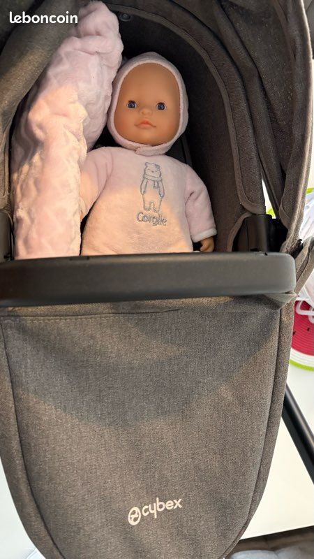 Poussette cybex en jouet pour enfant bebe inclus (image 3)