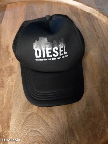 Casquette Diesel Enfant – Taille 2 (54 Cm) – Kaki Clair – Coton – Neuve Avec étiquettes
