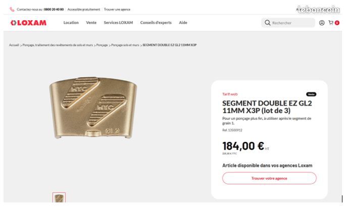 2 paquets de 3 Plaquettes de ponçage pour surfaceuse de sol béton (image 5)