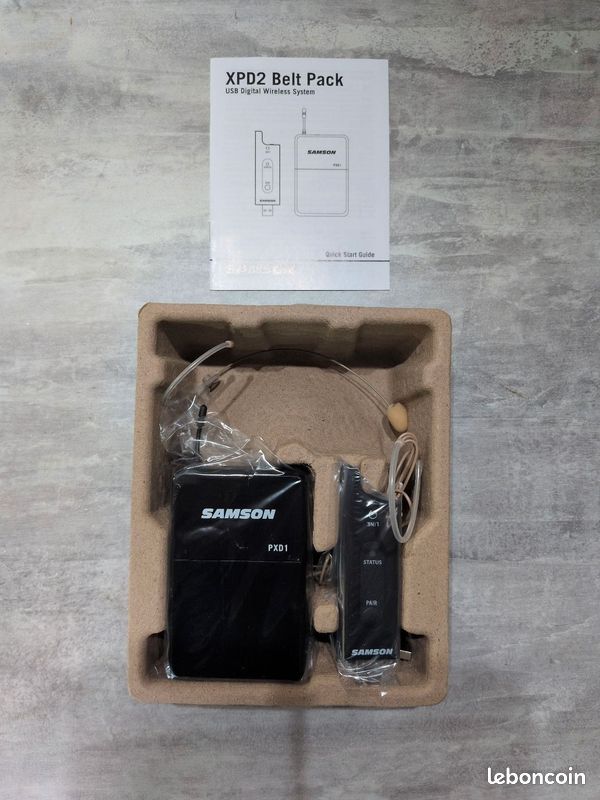 Système de micro-casque sans fil Samson Stage XPD2 pour la scène | 02075-ELE26-001 (image 1)