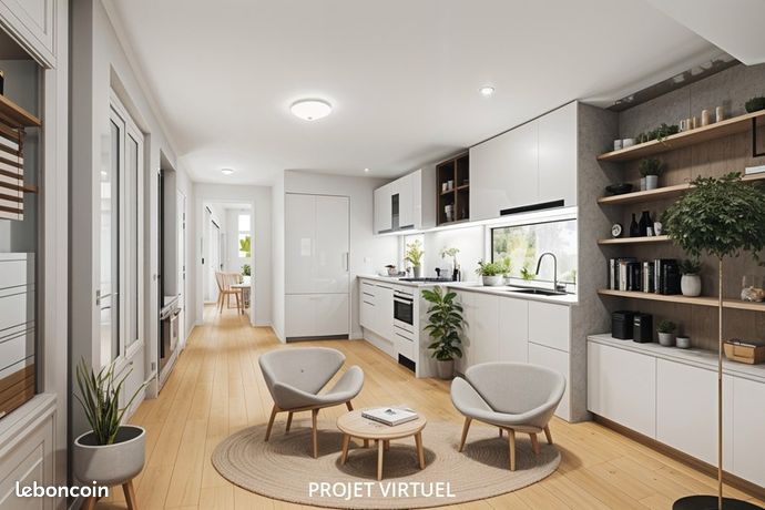 Appartement 2 pièces 39 m²