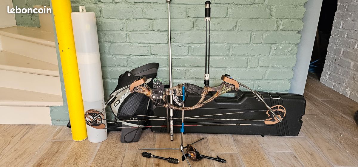 ARC COMPOUND - HOYT Ultramag XT 2000 Cam ½ – Droitier Camo - COMPLET (image 5)