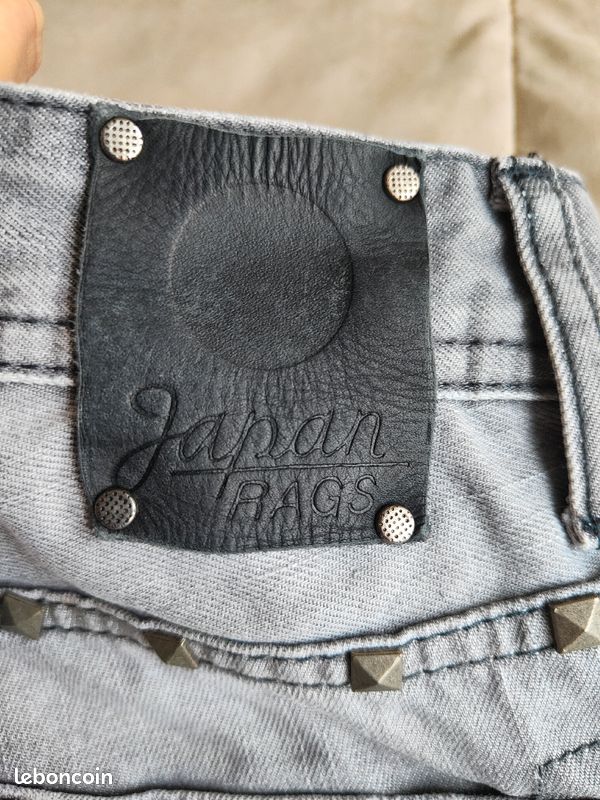 Jeans homme / Japan rags / Le temps des cerises / comme neuf (image 4)