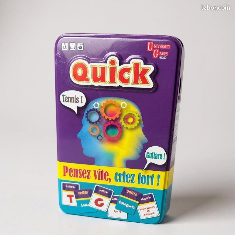 💡 Jeu de société “Quick” — Pensez vite, criez fort 🎲 Neuf (image 1)