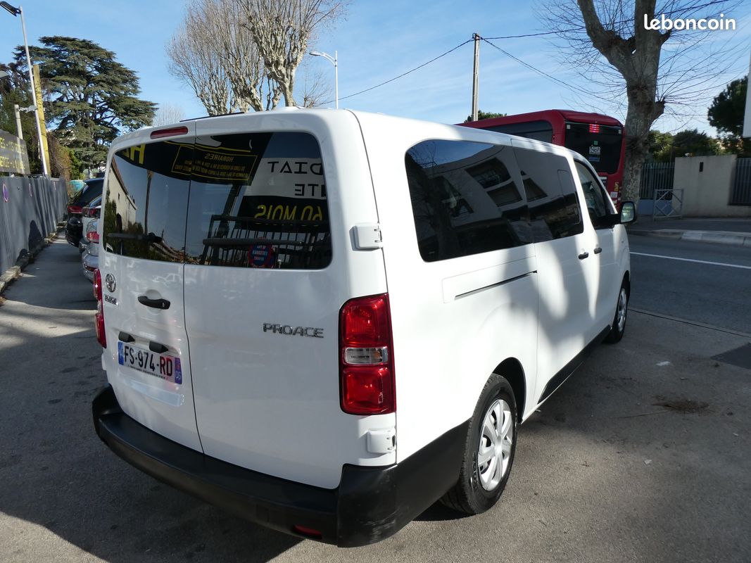 Toyota proace combi long 1,5 d-4d 16 v 120 cv dynamic 9 places gps tva recuperable 1 er main (image 4)