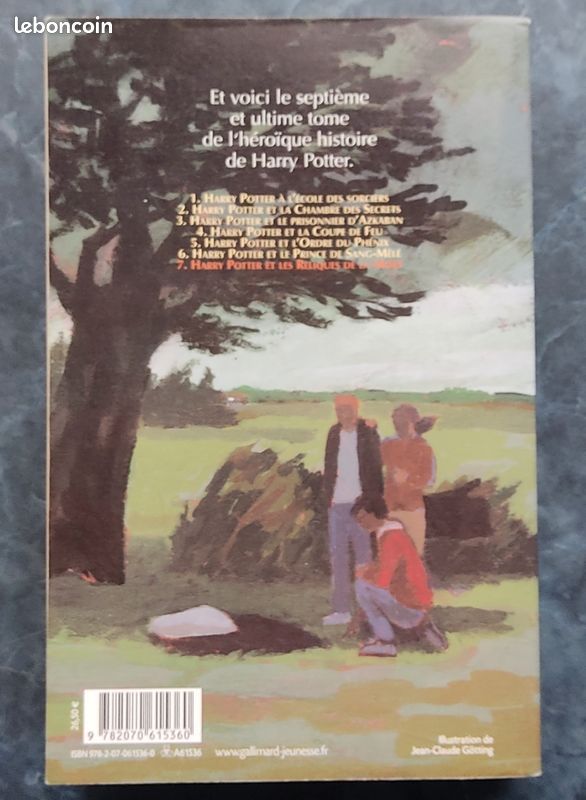 Harry Potter et les reliques de la mort - Gallimard - Livre grand format (image 2)