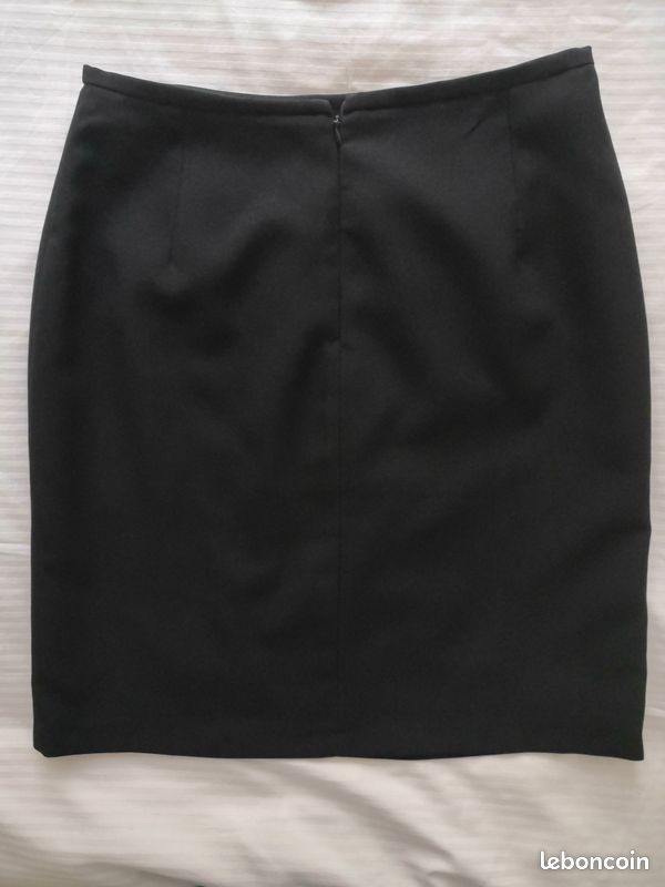 Tailleur jupe noir FROGGY Taille 40 (image 6)