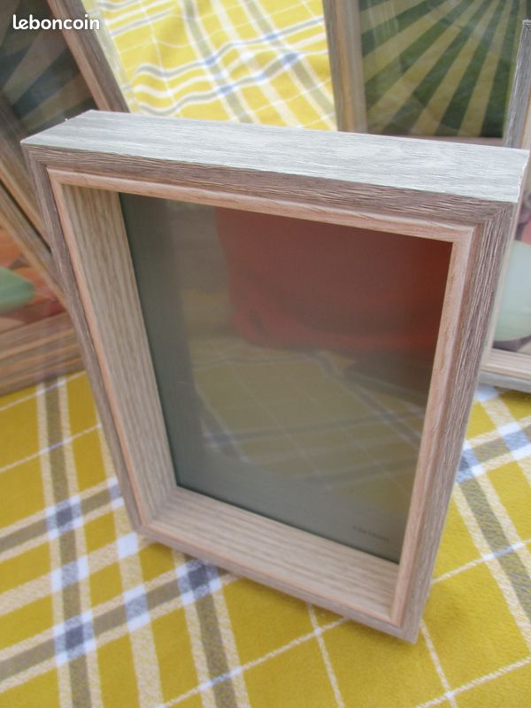 2 lots de 3 Cadres Photo en Bois - Neufs (image 8)