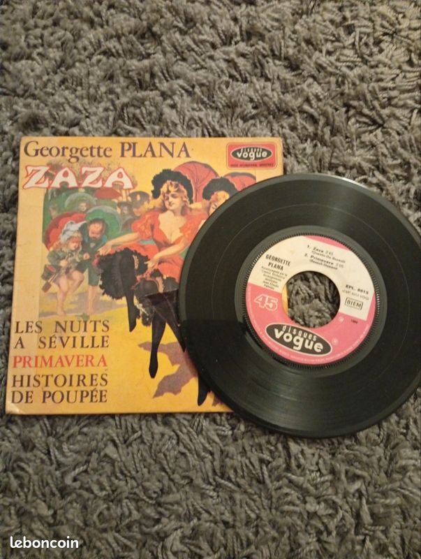 Vinyle 45t chanson Pop Georgette Plana (image 3)