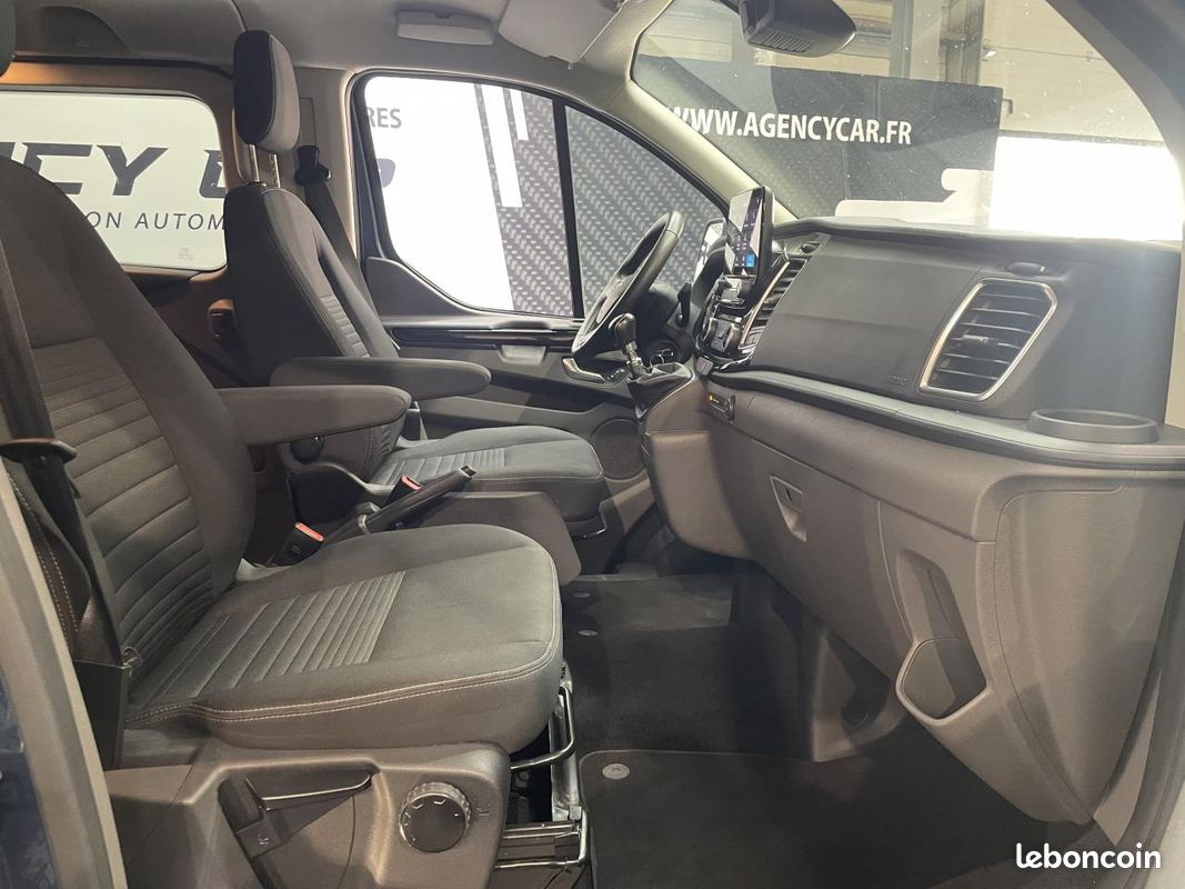 FORD TRANSIT Custom - 2.0 -130 cv Fourgon 280 L1H1 - aménagé - siège chauffants - suivi comp (image 12)