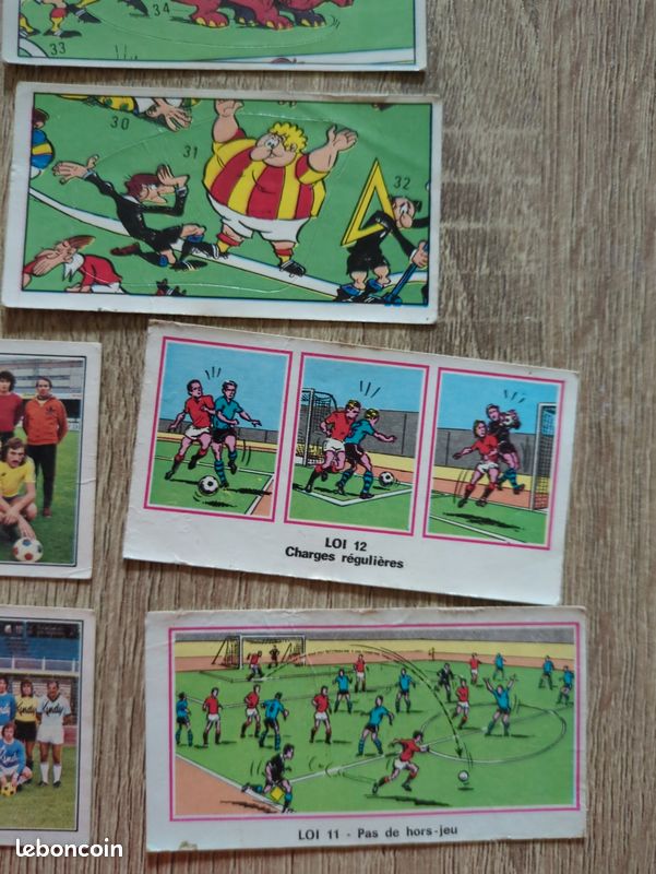 Lot de 17 panini football 77 - Collection