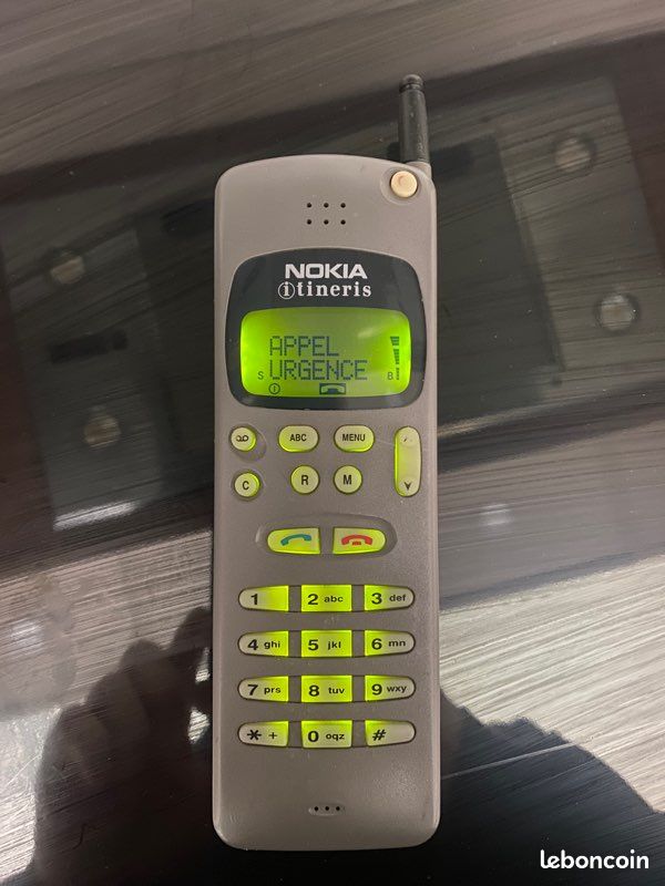 Rare collector vintage Nokia 2110 NHE-3DN 1994 ITINERIS GSM 1er sms Nokia tune fonctionnel très bon etat (image 1)