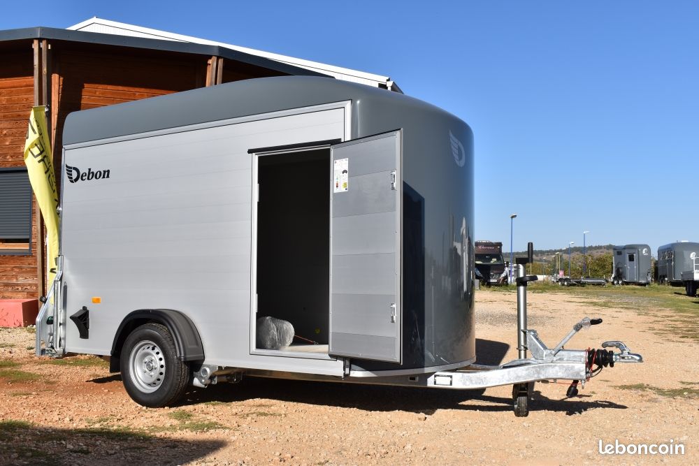 Remorque fourgon Debon Roadster 400 aluminium grise - aménagement possible (image 1)