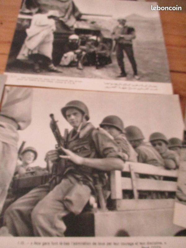 Photo D'Algérie 1957 – Tirage Original Noir Et Blanc, Vue Montagnes, Militaria