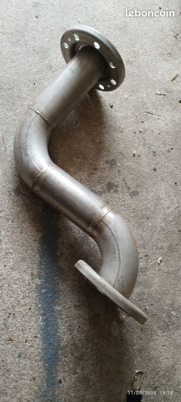 Tuyau inox courbé évacuation d'eau (image 3)