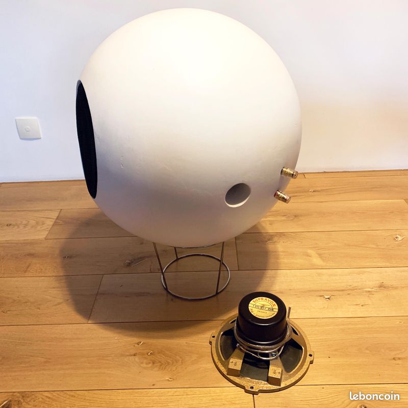 Enceintes Elipson ED50 Sphériques Ultra Rares - Fait Main France - 200W 8ohm