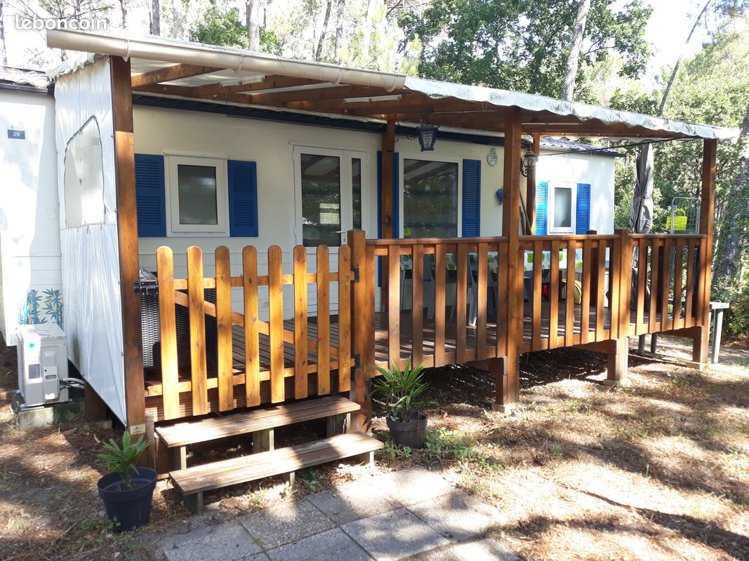 Vente Mobil Home Camping Les Oyats Seignosse Camping Seignosse - Annonces Camping et Mobil Home dans les Landes -  leboncoin