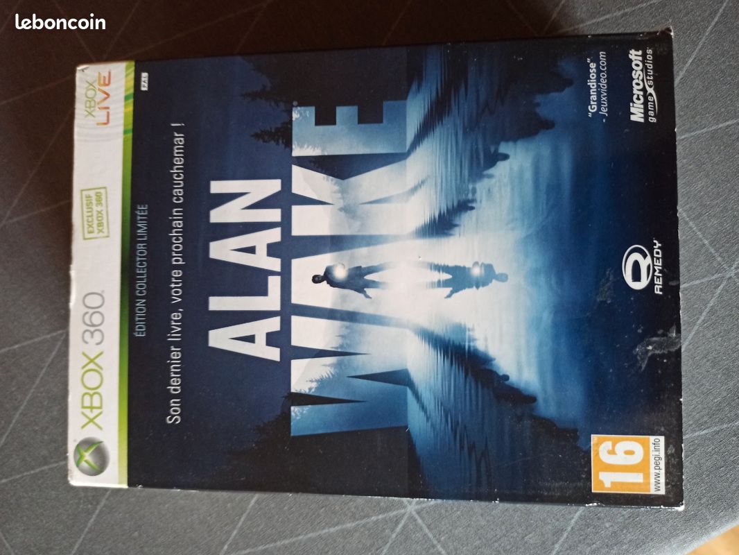 Xbox 360 Alan Wake Édition Collector - PAL - FR - Très Bon état