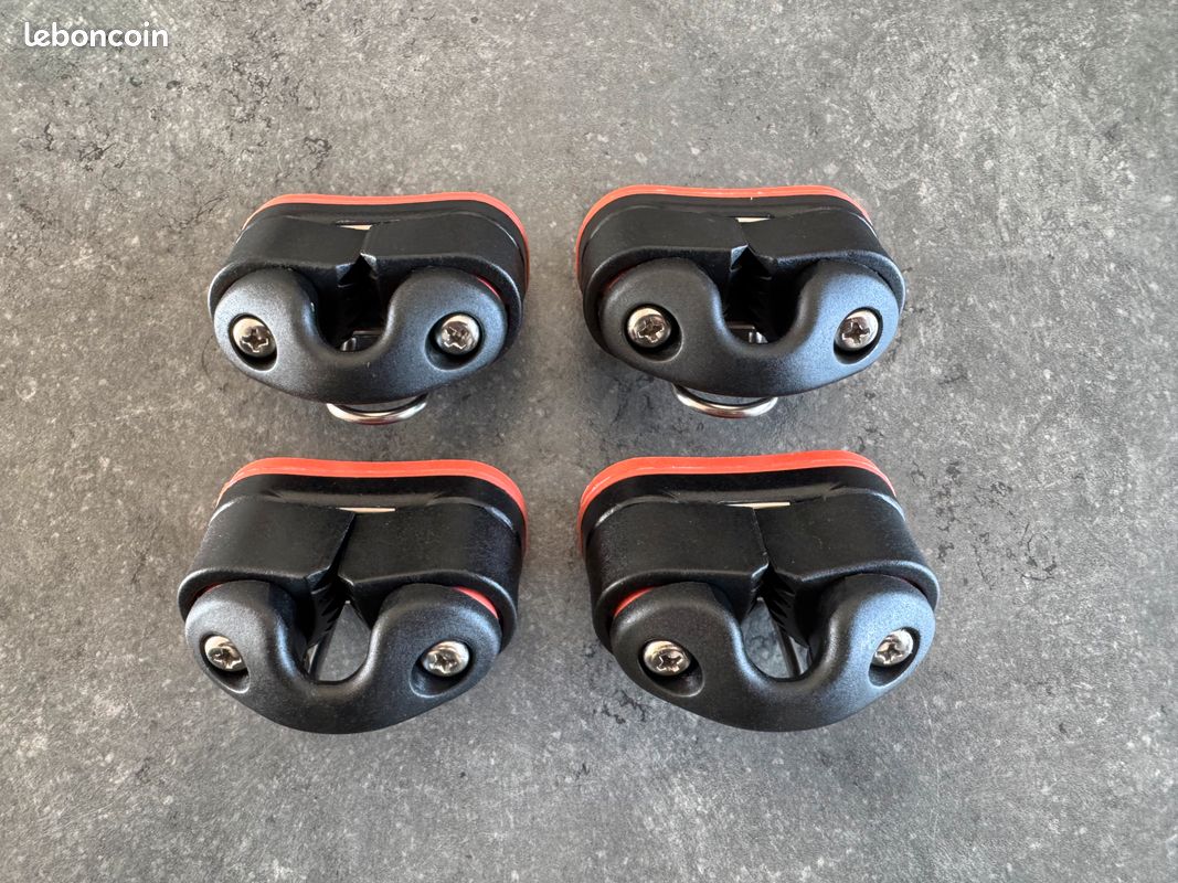 Taquet à Came En Nylon Pour Cordages Nautiques - Grand Et Petit Modèle Pour Kayak Et Bateau