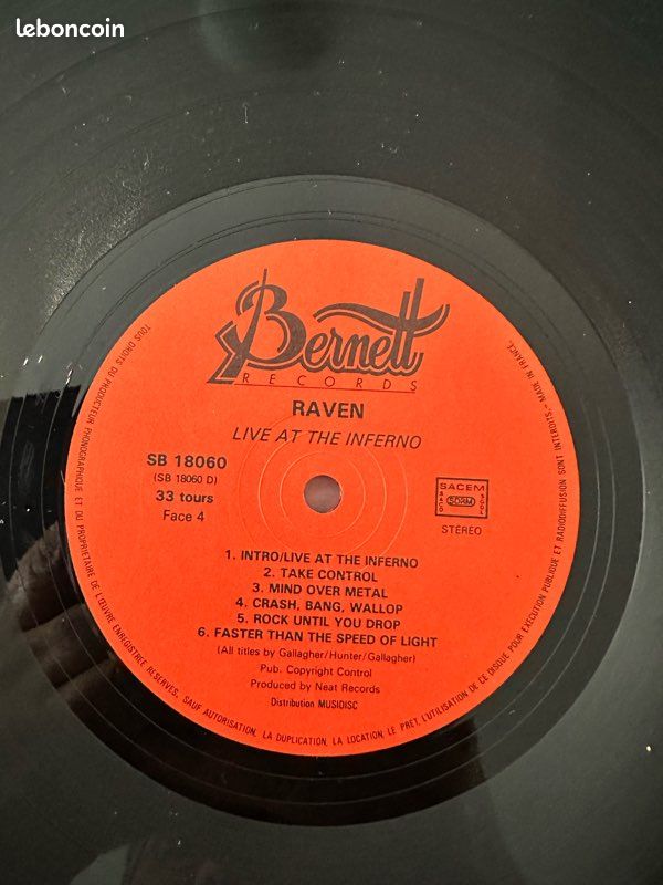 Raven - Live (vinyle) (image 4)