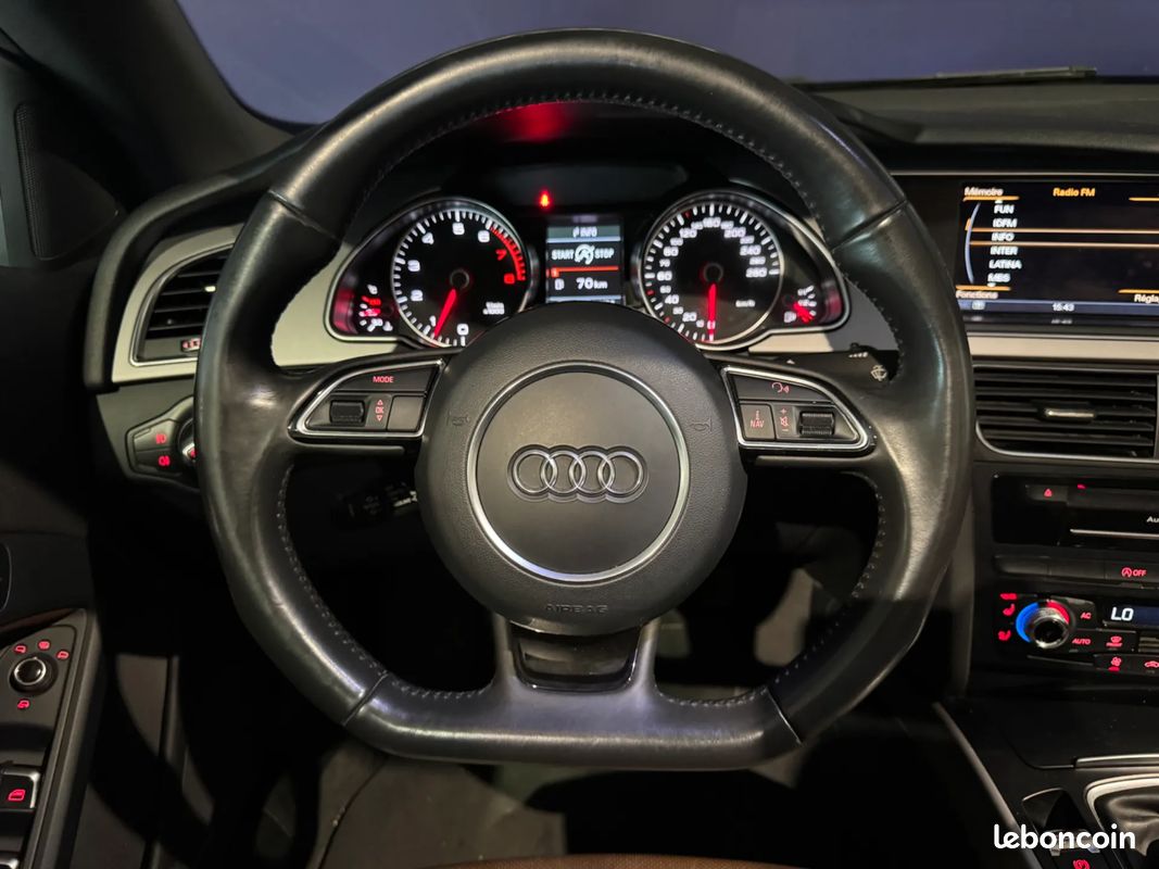 AUDI A5 Cabriolet 2.0 TFSI 211CV Suivi complet - Sièges Chauffants / Ventilés / Électriques (image 31)