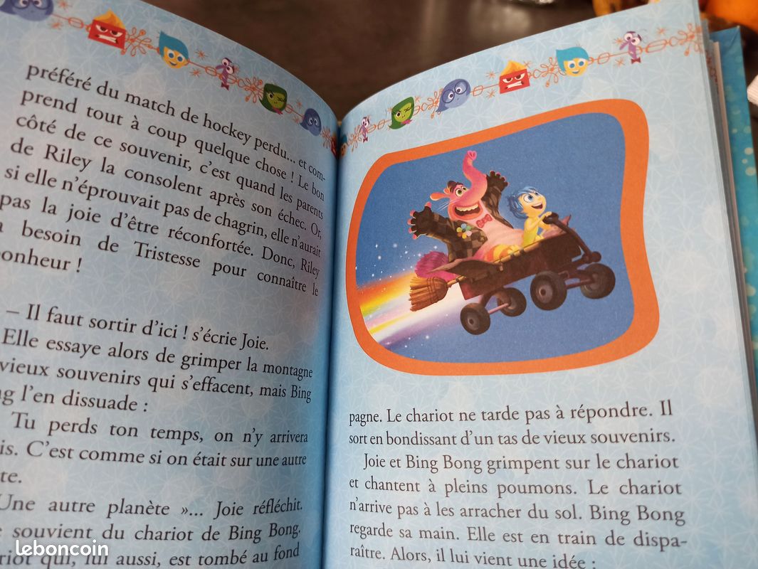 🎬 Lot 2 Livres : Les Minions + Vice-Versa (Disney Pixar) - Bibliothèque Rose (image 12)
