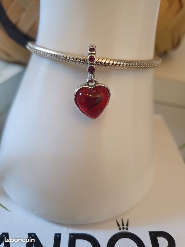 Charm cœur double pendentifs (image 3)