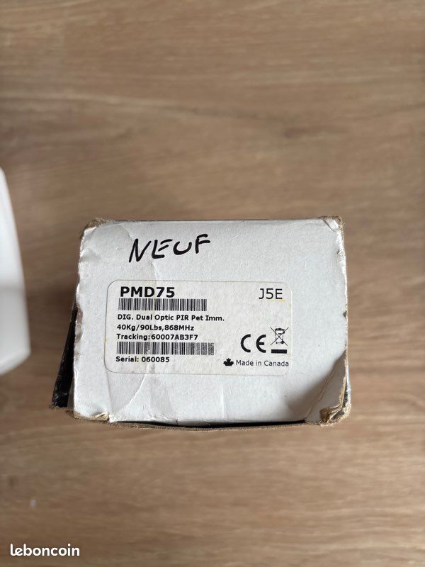 Détecteur De Mouvement Sans Fil PMD75 Pour Alarme Paradox - Occasion