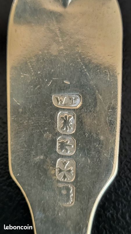 ANCIENNE CUILLÈRE SOUPOUDREUSE Argent Massif EUR 80,00 - FR