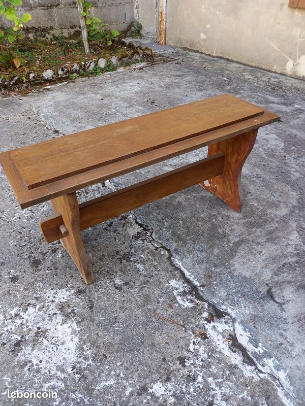Banc en bois vintage (image 1)