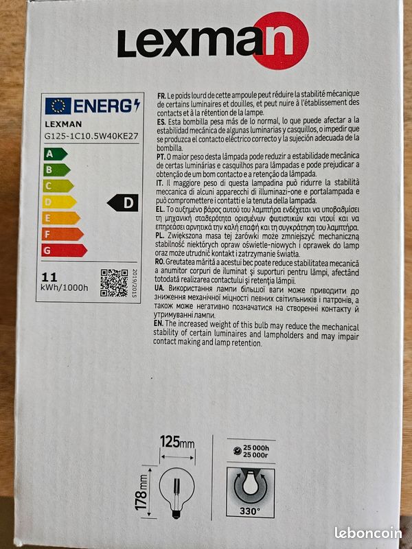 4 ampoules blanc chaud (image 2)